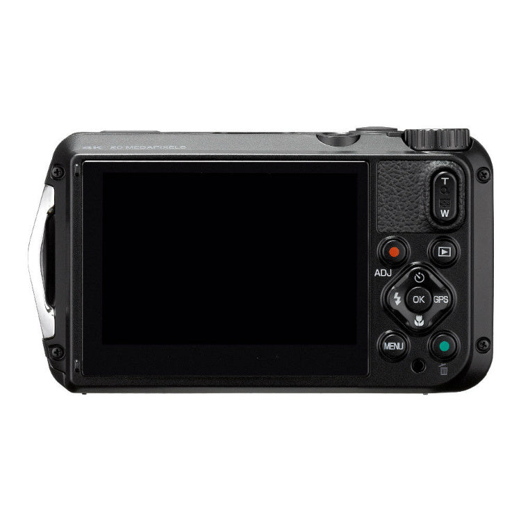 Ricoh wg6 orange digital camera rear screen