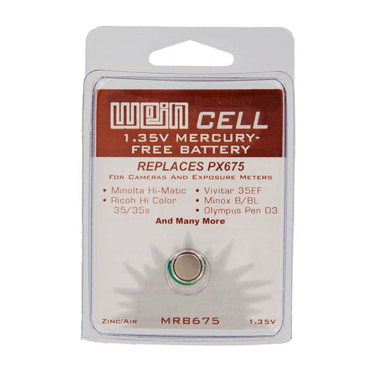 Weincell MRB675 PX675 mercury free camera battery 1.35v - bokeh cameras ireland