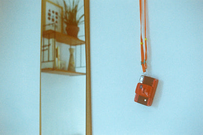 Dubblefilm orange tepito camera strap