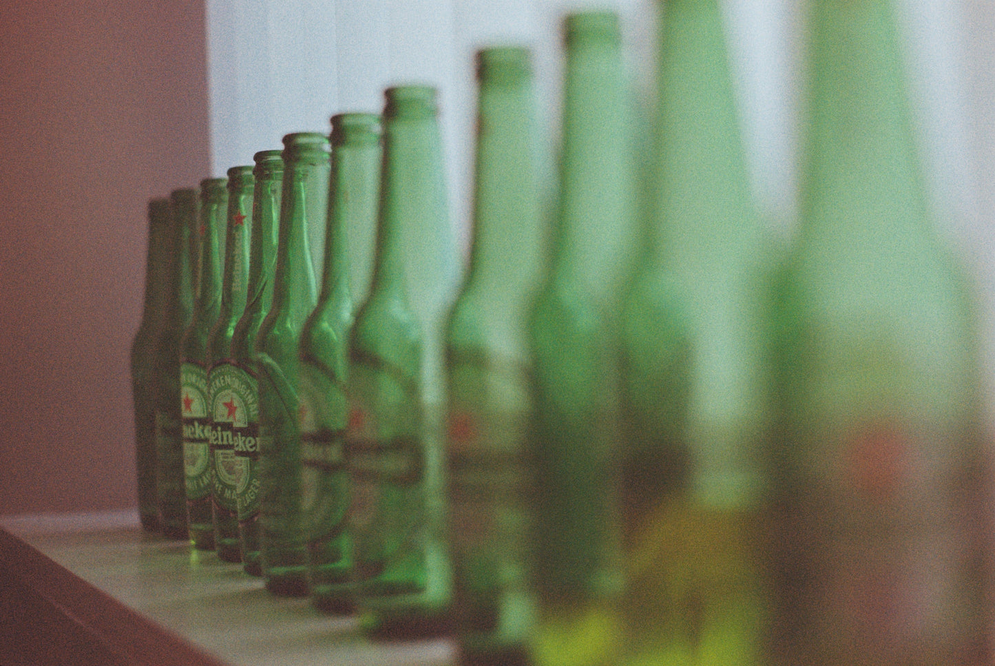Kodak Colorplus heineken bottles with a pentax ES by Ian