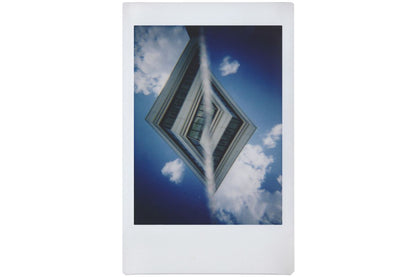 lomo instant mini film picture of a building taken on fujifilm instax